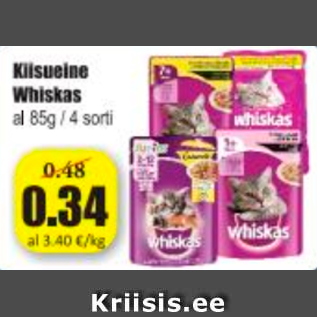 Allahindlus - Kiisueine Whiskas