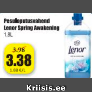 Скидка - Стиральный порошок Lenor Spring Awakening 1.8 л