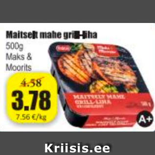 Allahindlus - Maitselt mahe grill-liha