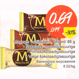 Скидка - Шоколадное мороженое