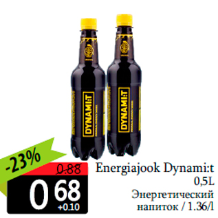 Allahindlus - Energiajook Dynami:t 0,5L