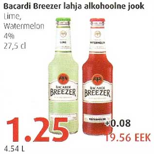 Allahindlus - Bacardi Breezer lahja alkohoolne jook