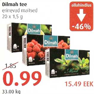 Allahindlus - Dilmah tee