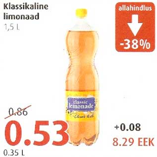 Allahindlus - Klassikaline limonad