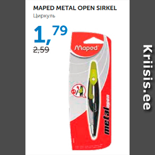 Allahindlus - MAPED METAL OPEN SIRKEL