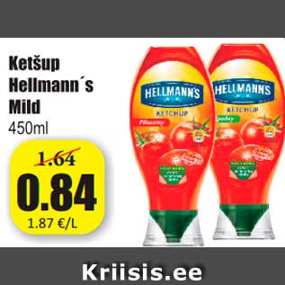 Скидка - Кетчуп Hellmann´s Mild