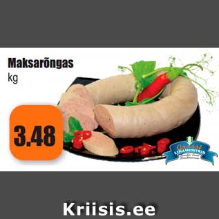 Allahindlus - Maksarõngas kg