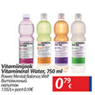 Allahindlus - Vitamiinijook Vitamineral Water