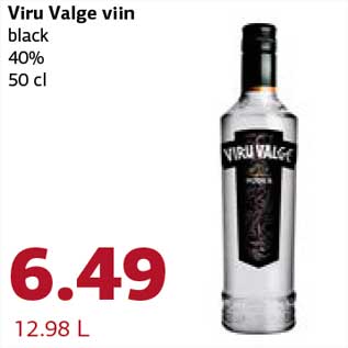 Скидка - Водка Viru Valge