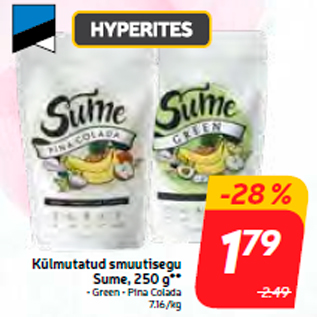 Allahindlus - Külmutatud smuutisegu Sume, 250 g**