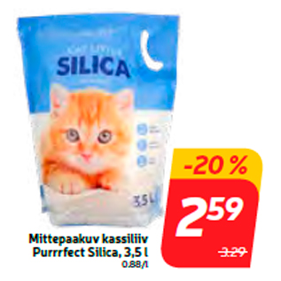 Allahindlus - Mittepaakuv kassiliiv Purrrfect Silica, 3,5 l