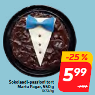 Allahindlus - Šokolaadi-passioni tort Marta Pagar, 550 g