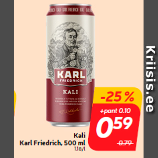 Allahindlus - Kali Karl Friedrich, 500 ml