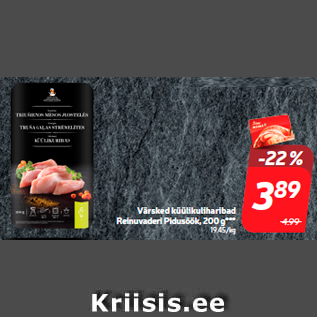 Allahindlus - Värsked küülikuliharibad Reinuvaderi Pidusöök, 200 g***