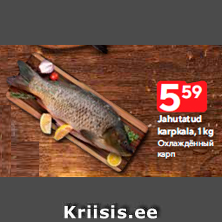 Allahindlus - Jahutatud karpkala, 1 kg