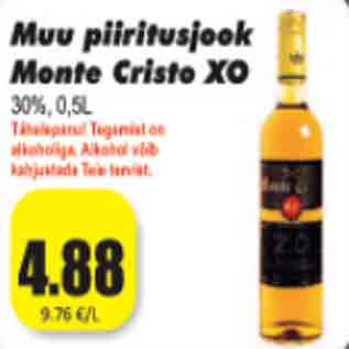 Скидка - Алкогольный напиток Monte Cristo XO 30%, 0,5л
