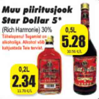 Скидка - Алкогольный напиток Star Dollar 5*