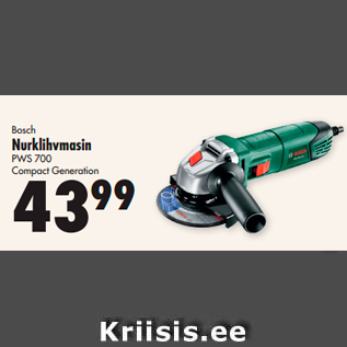 Allahindlus - Bosch Nurklihvmasin PWS 700 Compact Generation