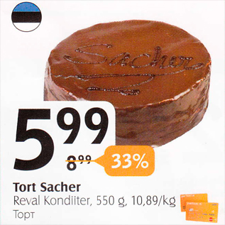 Allahindlus - Tort Sacher