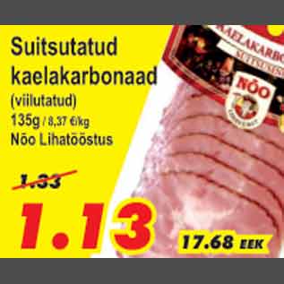 Allahindlus - Suitsutatud kaelakarbonaad
