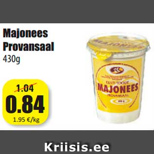 Скидка - Майонез Provansaal 430г