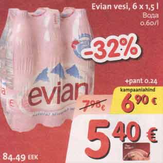 Allahindlus - Evian vesi