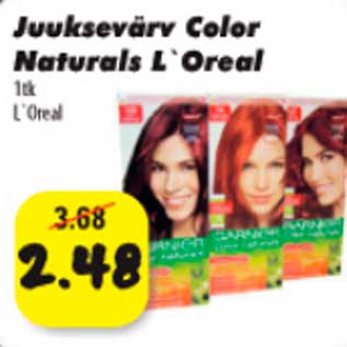 Allahindlus - Juuksevärv Color Naturals L"Oreal 1tk