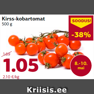 Allahindlus - Kirss-kobartomat 500 g