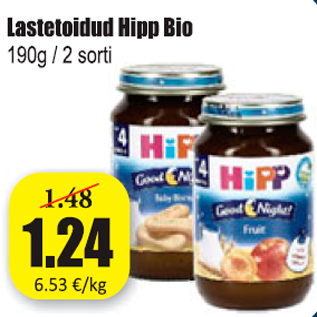 Allahindlus - Lastetoidud Hipp Bio