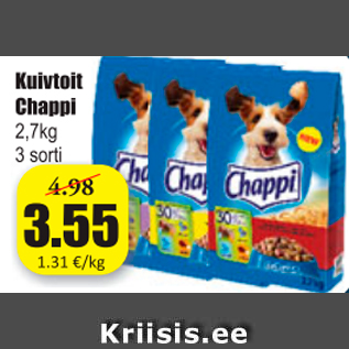 Скидка - Сухой корм Chappi