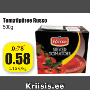 Allahindlus - Tomatipüree Russo 500 g