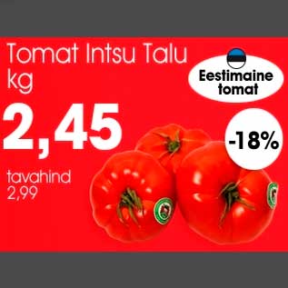 Allahindlus - Tomat Intsu Talu, kg