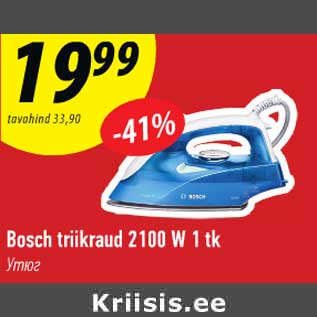 Allahindlus - Bosch triikraud
