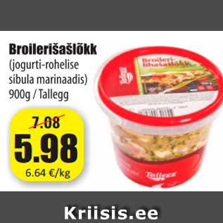 Allahindlus - Broilerišašlõkk