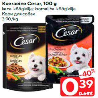 Allahindlus - Koeraeine Cesar, 100 g