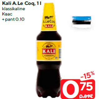 Allahindlus - Kali A.Le Coq, 1 l