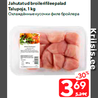 Allahindlus - Jahutatud broilerifileepalad Talupoja, 1 kg