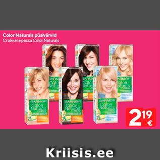 Allahindlus - Color Naturals püsivärvid