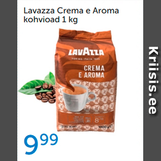 Allahindlus - Lavazza Crema e Aroma kohvioad 1 kg