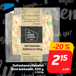 Allahindlus - Suitsukana-riisisalat Rimi kokkadelt, 500 g