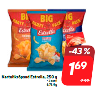 Скидка - Картофельные чипсы Estrella, 250 г