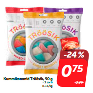 Скидка - Жевательные конфеты Tröösik, 90 г