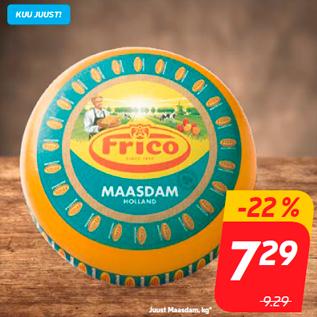Скидка - Маасдамский сыр, кг *