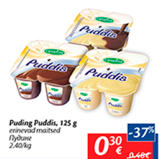 Allahindlus - Puding Puddis, 125 g