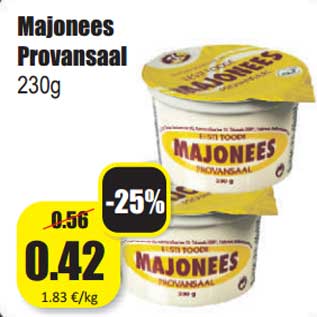 Скидка - майонез Provansaal 230г