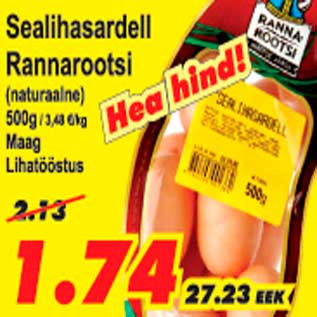 Allahindlus - Sealihasardell Rannarootsi Maag Lihatööstus