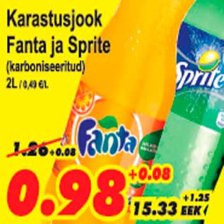 Allahindlus - Karastusjook Fanta ja Sprite