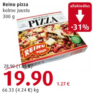 Allahindlus - Reinu pizza