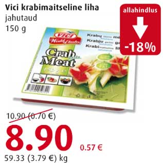 Allahindlus - Vici krabimaitseline liha