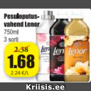 Allahindlus - Pesuloputusvahend Lenor